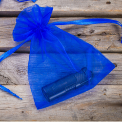 Sacchetti di organza 5 x 7 cm - blu Lavanda e fragranze essiccate