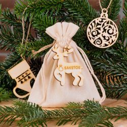 Ciondoli in legno - Natale Accessori e decorazioni