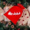 Sacco di velluto 30 x 40 cm – Natale – Babbo Natale Sacchetto di Natale