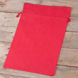 Sacchi di cotone 26 x 35 cm - rosso Sacchetti rossi
