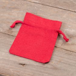 Sacchetti di cotone 8 x 10 cm - rosso Sacchetti rossi