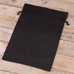 Sacchi di cotone 30 x 40 cm - nero Accessori per hotel