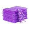 Sacchetti di organza 8 x 10 cm - viola Lavanda e fragranze essiccate