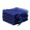 Sacchetti di organza 8 x 10 cm - blu scuro Lavanda e fragranze essiccate