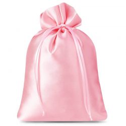 Sacco in raso 22 x 30 cm - rosa chiaro Sacchi di raso
