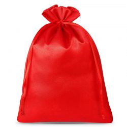 Sacchetti in raso 26 x 35 cm - rosso Sacchi di raso