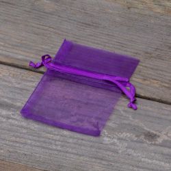 Sacchetti di organza 6 x 8 cm - viola Lavanda e fragranze essiccate