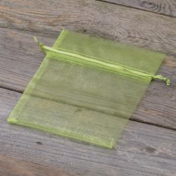 Sacchetti di organza 12 x 15 cm - verde Sacchetti medi
