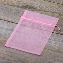 Sacchetti di organza 26 x 35 cm - rosa Sacchi di organza