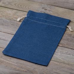 Sacchetti di jeans 26 x 35 cm - blu In viaggio