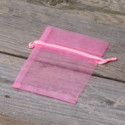 Sacchetti di organza 8 x 10 cm - rosa Sacchetti piccoli 8x10 cm