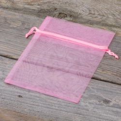Sacchetti in organza 11 x 14 cm - rosa Baby Shower