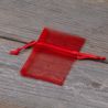 Sacchetti di organza 5 x 7 cm - rosso San Valentino