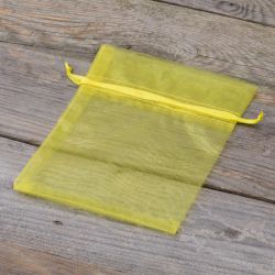 Sacchetti di organza 12 x 15 cm - giallo Lavanda e fragranze essiccate