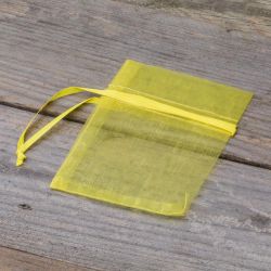 Sacchetti di organza 7 x 9 cm (SDB) - giallo Lavanda e fragranze essiccate