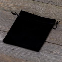 Sacchetti di velluto 12 x 15 cm - nero Sacchetti di velluto