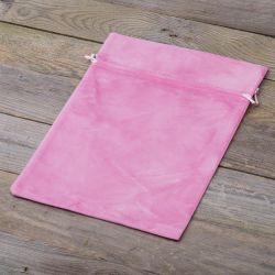 Sacchetti di velluto 26 x 35 cm - rosa chiaro Sacchetti rosa