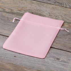 Sacchetti in raso 12 x 15 cm - rosa chiaro San Valentino