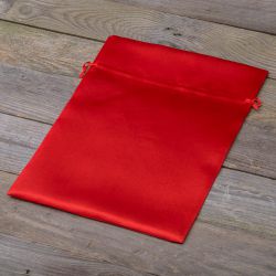Sacco in raso 22 x 30 cm - rosso Sacchetti rossi