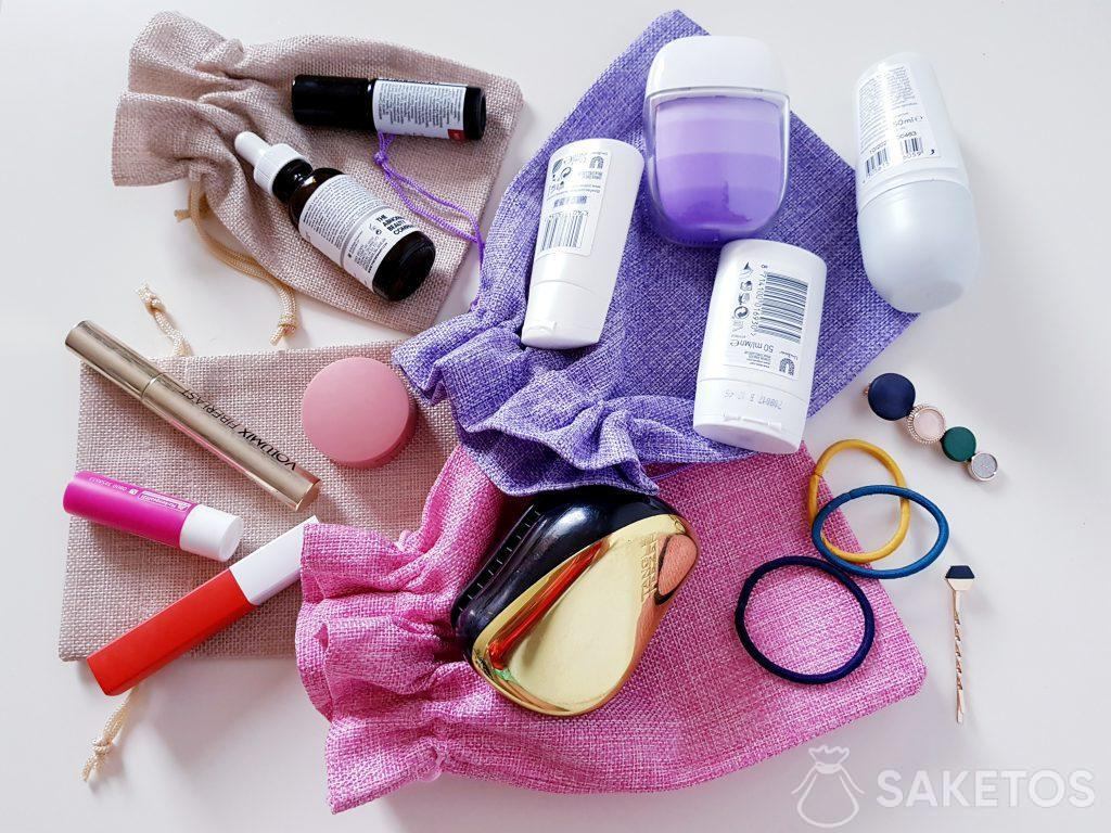 8.Sacchetti per trasportare cosmetici