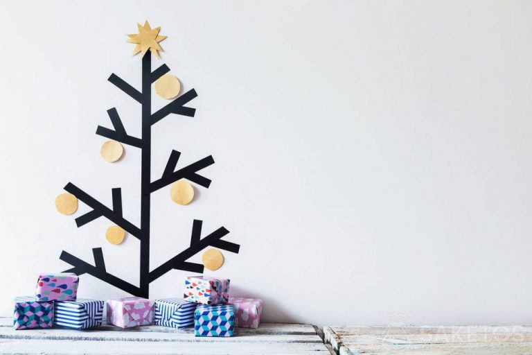 Albero di Natale realizzato con nastro washi - nastro decorativo giapponese