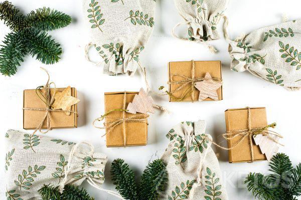 Eleganti confezioni ecologiche per i regali di Natale