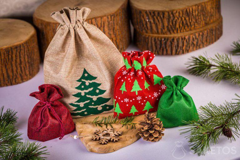 Sacchetti natalizi per i rifiuti