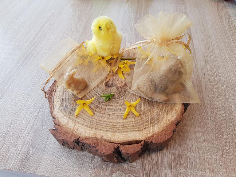 Sacchetti di organza per Pasqua