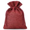Calendario dell'Avvento sacchetti di iuta 12 x 15 cm I 13 x 18 cm bordeaux e marroni chiari Calendari dell'Avvento