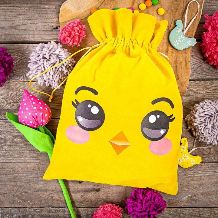 Sacco di velluto 26 x 35 cm con stampa - pollo Tutti i prodotti