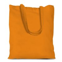 Borsa in cotone 38 x 42 cm con manici lunghi - arancione Festa della Donna