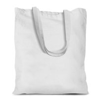 Borsa in cotone 38 x 42 cm con manici lunghi - bianca Sacchetti bianchi
