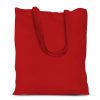 Borsa in cotone 38 x 42 cm con manici lunghi - rossa Feste e occasioni speciali