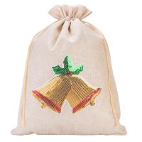 Sacchetti di juta 30 x 40 cm - Natale - campana Sacchetto di Natale