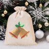 Sacchetti di juta 30 x 40 cm - Natale - campana Sacchetti occasionali