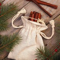 Sacco tipo lino 35 x 50 cm - naturale Abbigliamento e biancheria