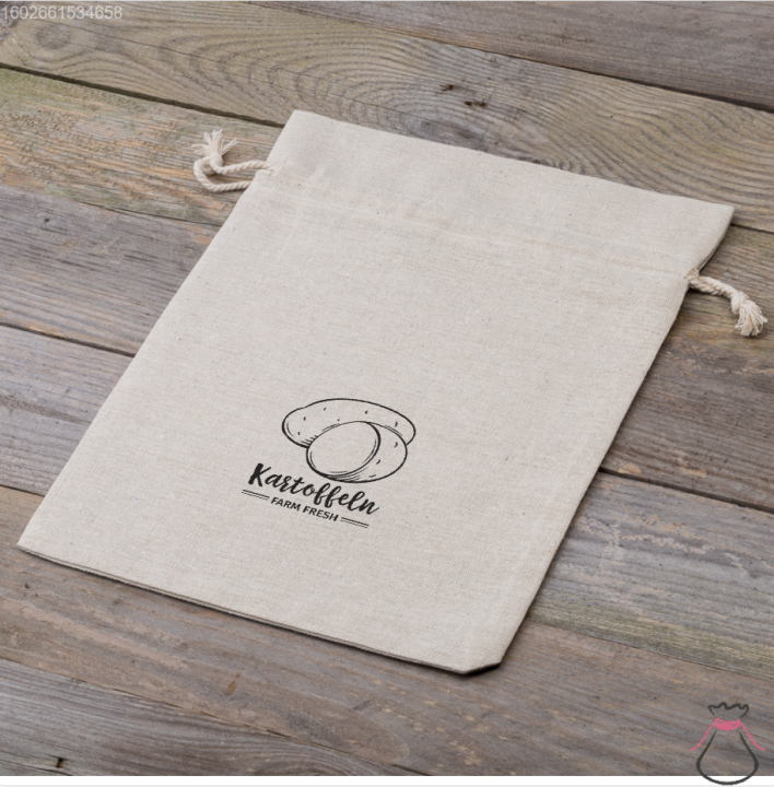 Sacco tipo lino con stampa 35 x 50 cm - per patate (DE) Giardino e piante di casa