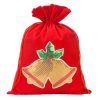 Sacchetti di velluto 26 x 35 cm - Natale - campana Sacchetti di velluto