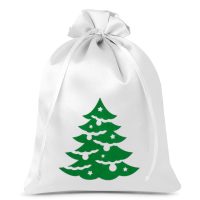 Sacchetti in raso 26 x 35 cm - albero di Natale Sacchetto di Natale