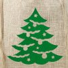 Sacco di iuta 30 x 40 cm - Natale Sacchi di iuta