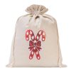 Sacco tipo lino 26 x 35 cm - Natale Sacchetti naturali scuri