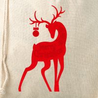 Sacco tipo lino 26 x 35 cm - Natale Sacchi di lino