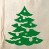 Sacco tipo lino 30 x 40 cm - Natale Saco grandi 30x40 cm