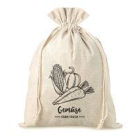 Sacco tipo lino con stampa 30 x 40 cm - per le verdure (DE) Courses et stockage dans la cuisine