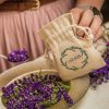 Sacchetti tipo lino 10 x 13 cm con stampa lavanda Lifehack: idee intelligenti