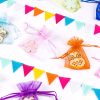 Sacchetti di organza 7 x 9 cm - mix di colori primaverili Sacchetti di organza