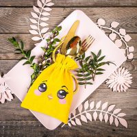 Sacchetti di velluto 13 x 18 cm con stampa - pollo Tutti i prodotti