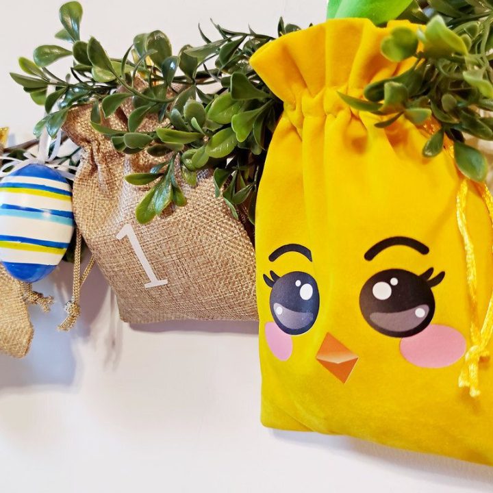 Sacchetti di velluto 13 x 18 cm con stampa - pollo IT Sacchetti con stampa