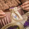 Sacchetti tipo lino 9 x 12 cm con stampa lavanda Lifehack: idee intelligenti