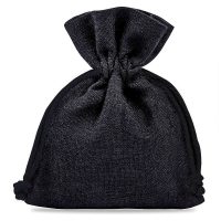 Sacchetti di cotone 10 x 13 cm - nero Sacchetti piccoli 10x13 cm